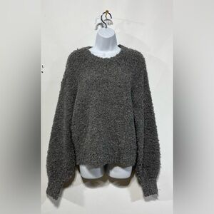 BR Cozy, Soft Charcoal Gray Sweater Size Small